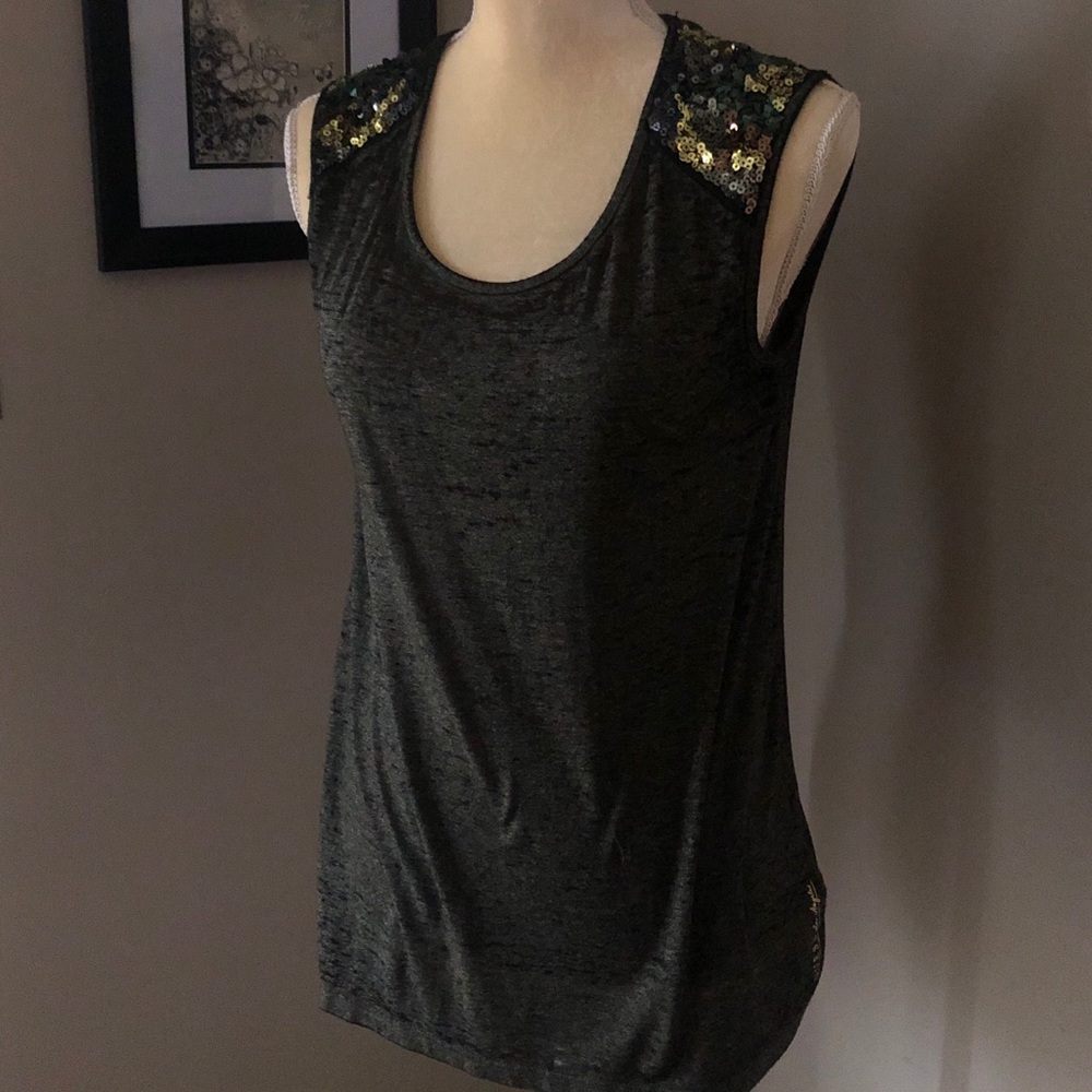 GUESS Green Dressy Top Size XS